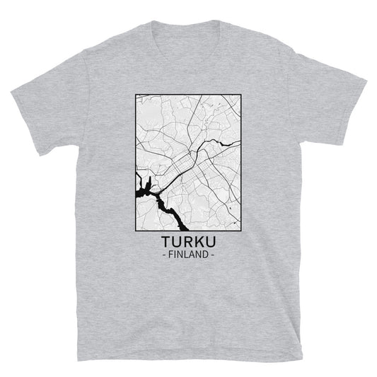 Turku - kartta t-paita