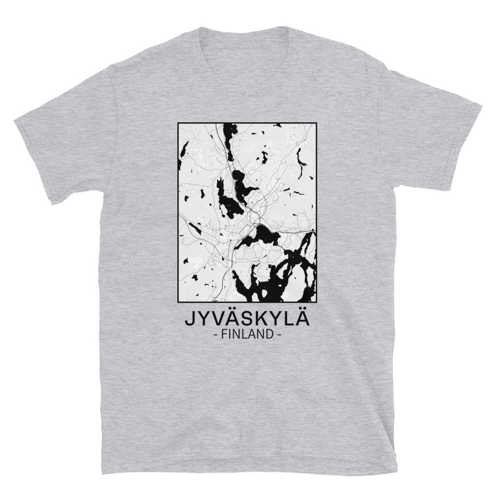 Jyväskylä - kartta t-paita