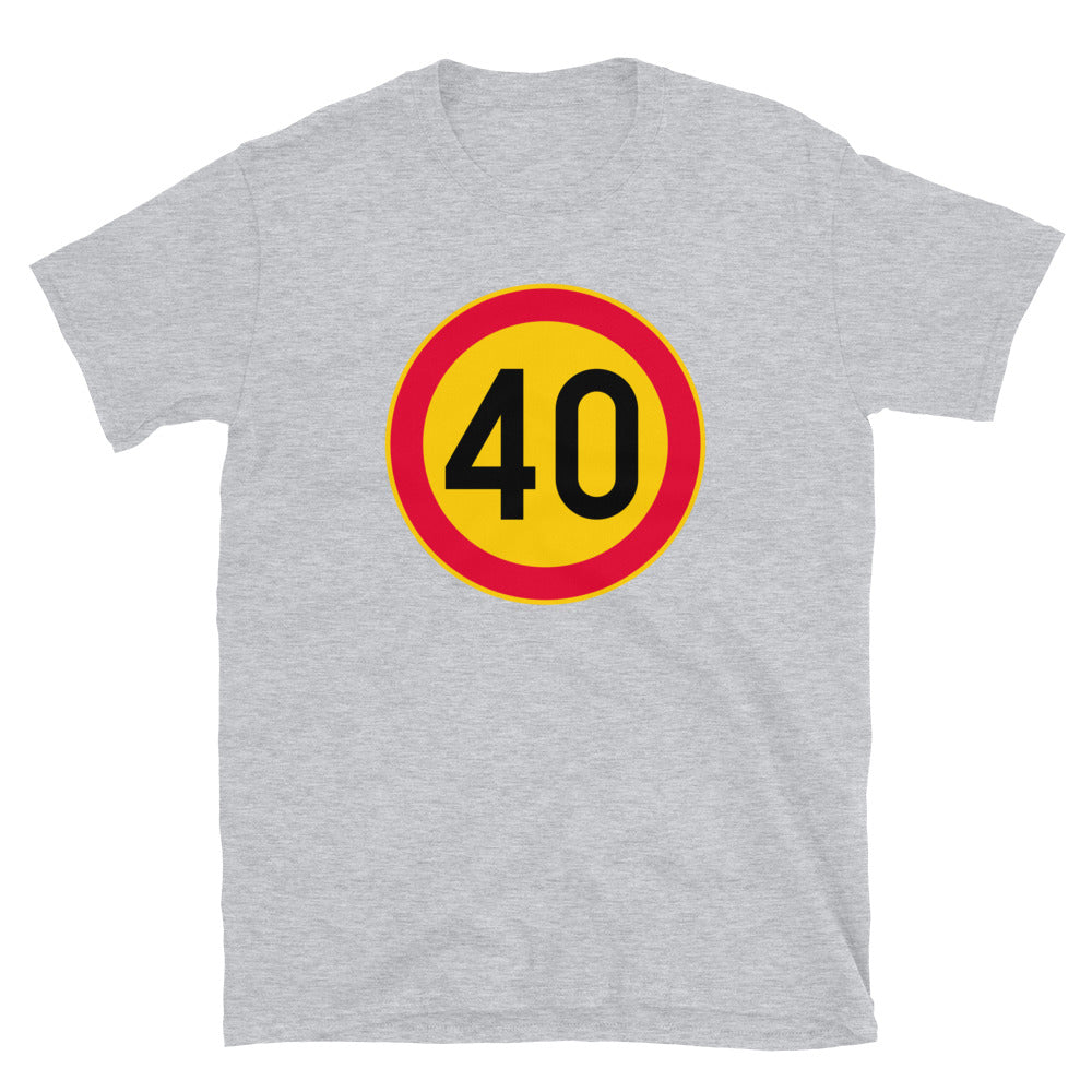 40 vuotta t-paita