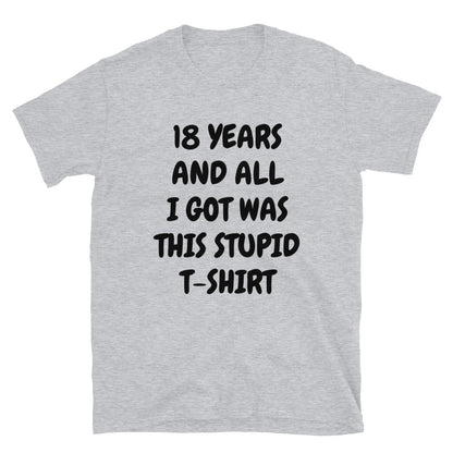 18 years and all I got t-paita