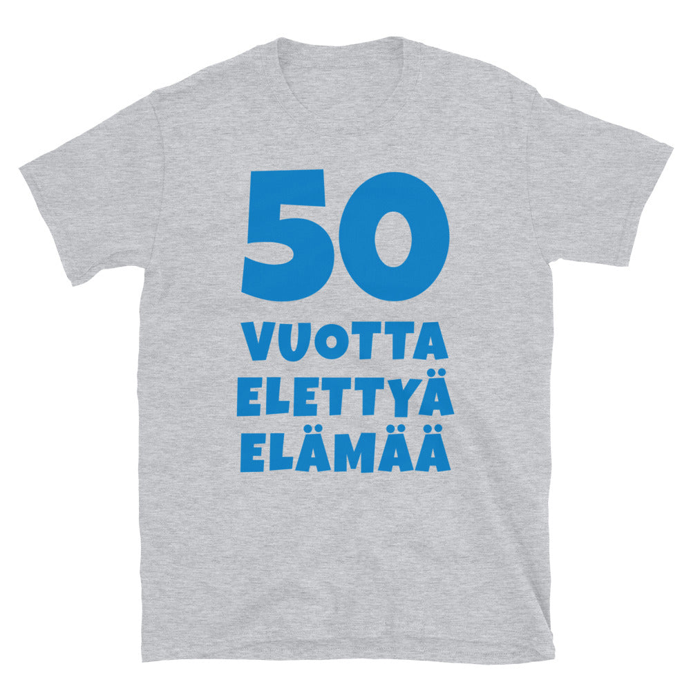 50 vuotta elettyä elämää t-paita
