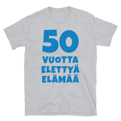 50 vuotta elettyä elämää t-paita