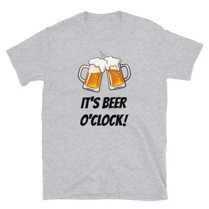 It's beer o'clock t-paita
