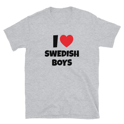 I ❤️ Swedish Boys t-paita