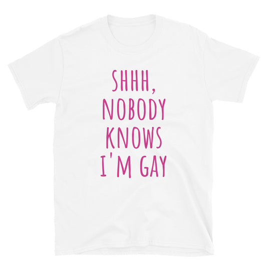 Nobody Knows I'm Gay t-paita