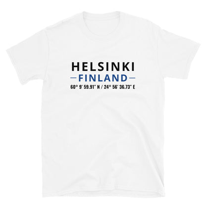 Helsinki - Koordinaatit t-paita