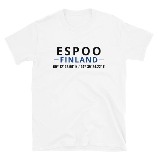 Espoo - Koordinaatit t-paita