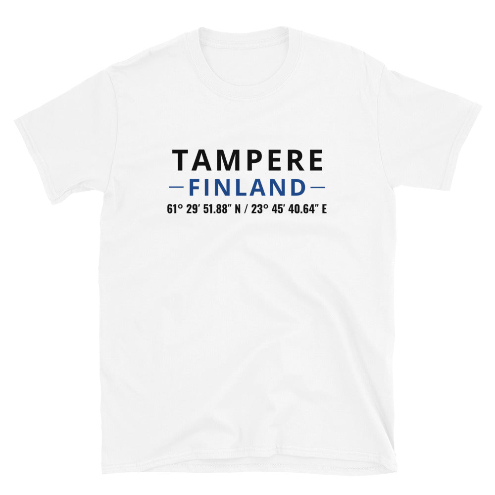 Tampere - Koordinaatit t-paita
