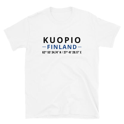 Kuopio - Koordinaatit t-paita