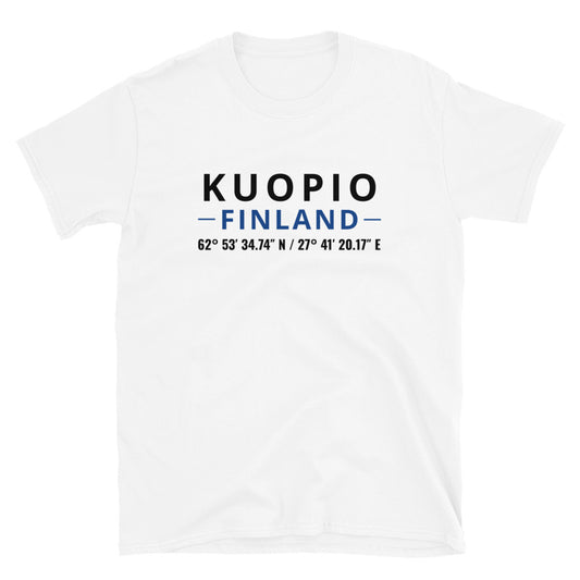 Kuopio - Koordinaatit t-paita
