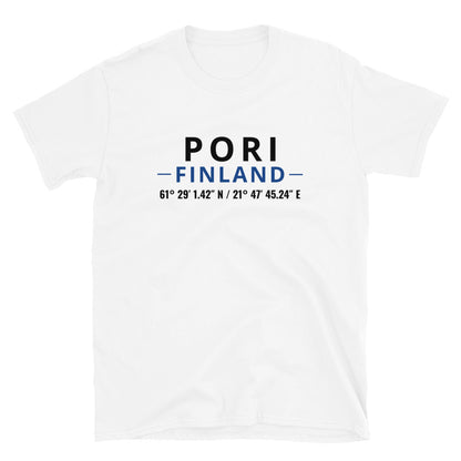 Pori - Koordinaatit t-paita