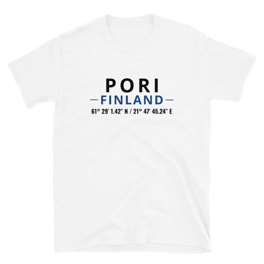 Pori - Koordinaatit t-paita