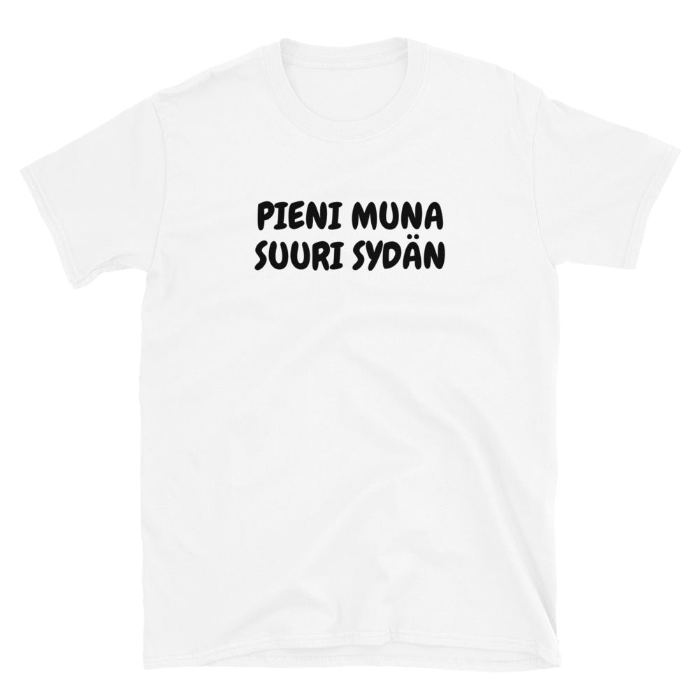 Pieni muna suuri sydän t-paita