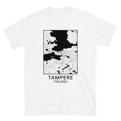 Tampere - kartta t-paita