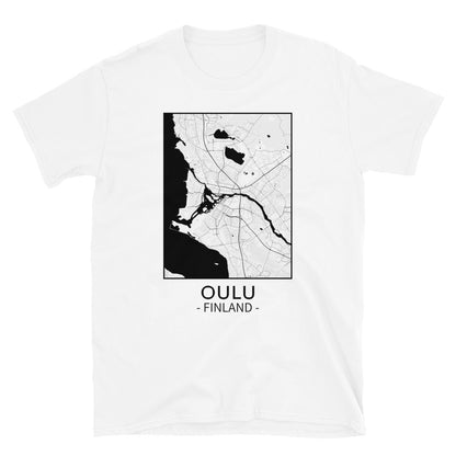 Oulu - kartta t-paita