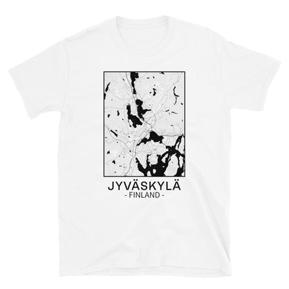 Jyväskylä - kartta t-paita
