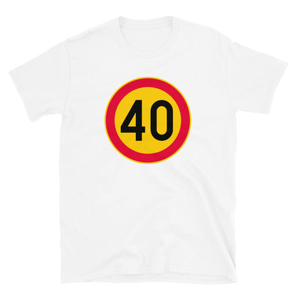 40 vuotta t-paita