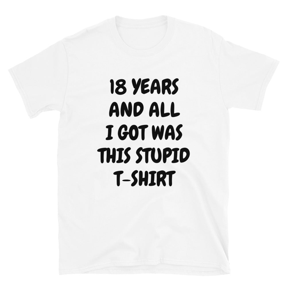 18 years and all I got t-paita