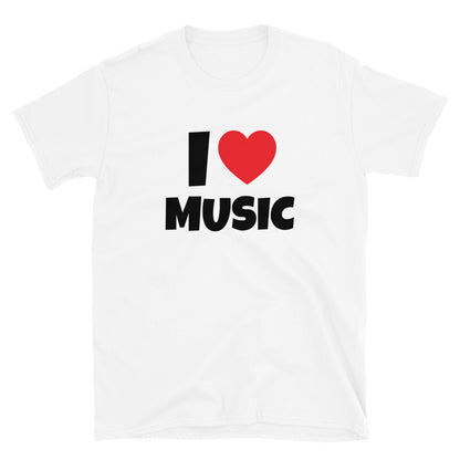 I ❤️ Music t-paita