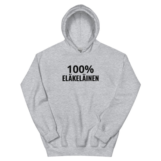 100% eläkeläinen huppari